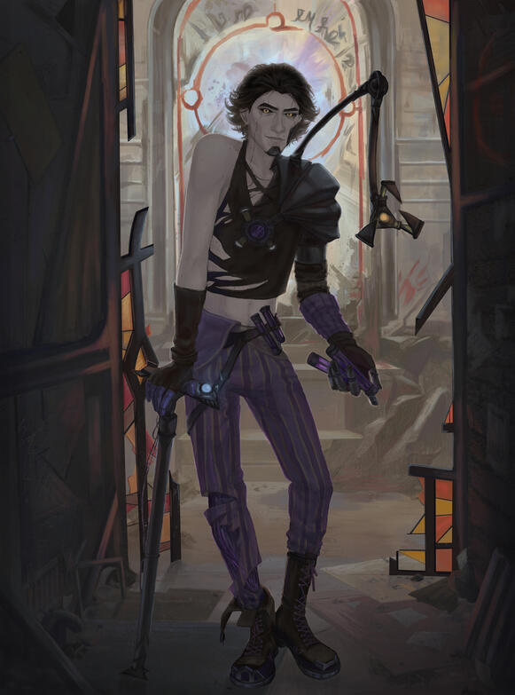 Full body + Full render + complex background 165€